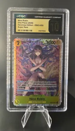 ⭐Nico Robin EB03-055 One Piece Heroines Edition Foil CGC 10 Pristine⭐ - Image 1