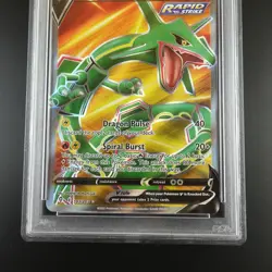 PSA 10 Rayquaza V 193/203 Pokemon Evolving Skies Graded Card - Image 3