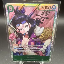 Smoker OP10-030 - One Piece TCG - SR Near-Mint English Super Rare Foil - Image 1