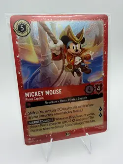 Disney Lorcana Mickey Mouse Pirate Captain 18/P2 Promo New Sealed - Image 4