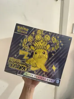 Pokemon Surging Sparks Elite Trainer Box ETB (FACTORY SEALED - Read Desc) - Image 1