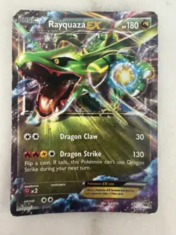 Pokemon TCG Rayquaza EX XY73 XY Black Star Promo 2015 Ultra Rare Card HP - Image 1