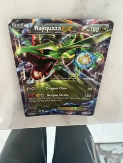 Pokemon TCG Rayquaza EX XY73 XY Black Star Promo 2015 Ultra Rare Card HP - Image 3