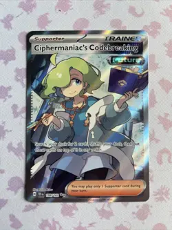 Ciphermaniac’s Codebreaking 198/162 Temporal Forces Full Art NM Pokemon Card - Image 1