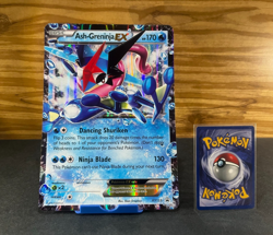 Ash-Greninja EX XY133 Jumbo Oversized Holo Pokemon Card LP-MP - Image 1