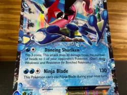 Ash-Greninja EX XY133 Jumbo Oversized Holo Pokemon Card LP-MP - Image 5