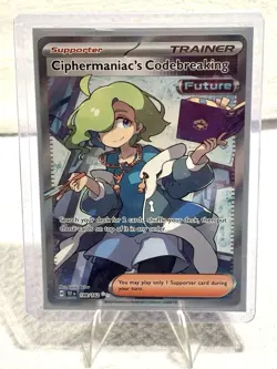Ciphermaniac's Codebreaking 198/162 Temporal Forces Full Art Pokemon Card NM - Image 1