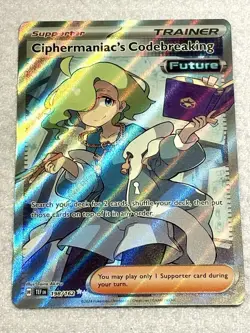 Ciphermaniac's Codebreaking 198/162 Temporal Forces Full Art Pokemon Card NM - Image 2