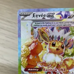 Pokemon TCG Eevee EX Black Star Promo 174 Prismatic Evolutions Card NM - Image 3