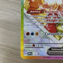 Pokemon TCG Eevee EX Black Star Promo 174 Prismatic Evolutions Card NM - Image 5