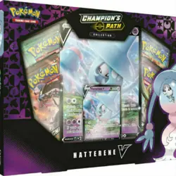 NEW Pokemon Trading collectible card game Hatterene sealed 4 TCG booster packs - Image 1