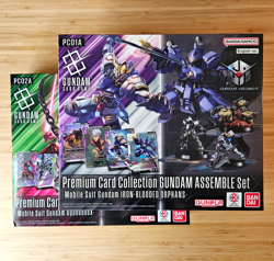 SEALED Gundam Card Game Premium Card Collection PC01A + PC02A [ENGLISH] New - Image 1