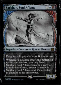 Sarkhan, Soul Aflame (Showcase) Foil M March of the Machine: The Aftermath 96 NM - Image 1