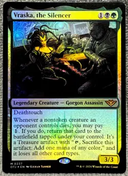Vraska, the Silencer Foil 237 Outlaws of Thunder Junction Magic The Gathering - Image 1