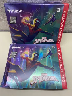 2x Magic The Gathering MTG Marvel Spider-Man - Collector Booster Omega Pack - Image 1
