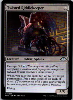Magic the Gathering Twisted Riddlekeeper Modern Horizons 3 MTG Free Shipping! - Image 1