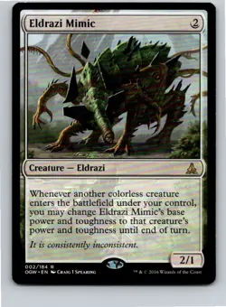 Magic the Gathering Eldrazi Mimic Oath of the Gatewatch MTG Free Shipping! - Image 1