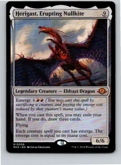 Magic the Gathering Herigast, Erupting Nullkite Modern Horizons 3 MTG Free Ship! - Image 1