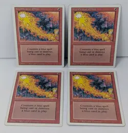 Red Elemental Blast Lot of 4 - Magic The Gathering MTG - Revised! - Image 2