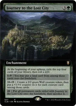 NM - Journey to the Lost City (Extended Art) [CLB - 637] Commander Legends: B... - Image 1