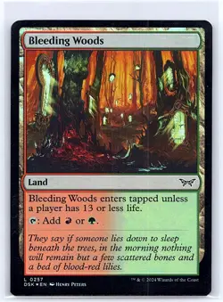 Bleeding Woods Duskmourn: House of Horror 257 Foil - Image 1