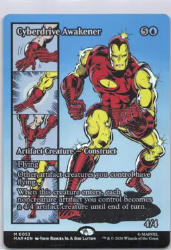 Marvel Universe Eternal-Legal #53 Cyberdrive Awakener (Borderless) Foil - Image 1