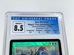 CGC 8.5 - 2001 SEA MONSTER - 7th FOIL Graded MTG Magic the Gathering Card - Image 2