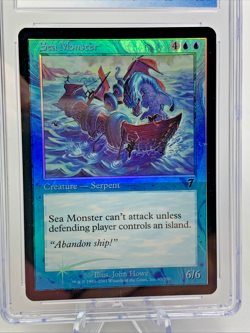 CGC 8.5 - 2001 SEA MONSTER - 7th FOIL Graded MTG Magic the Gathering Card - Image 3