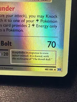 Electrode 40/108 Pokemon Evolutions Reverse Holo LP Well Centered Ships Free - Image 5