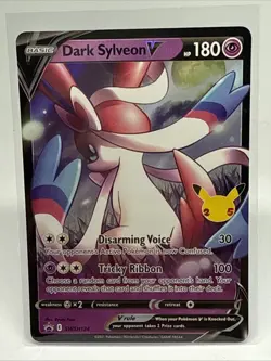 Dark Sylveon v SWSH134 SWSH: Sword & Shield Promo Cards Holo 389 - Image 1