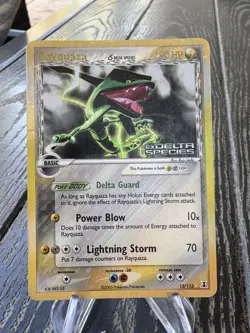 Pokemon TCG Rayquaza 13/113 Reverse Holo Stamped Rare EX Delta Species - Image 1