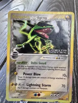 Pokemon TCG Rayquaza 13/113 Reverse Holo Stamped Rare EX Delta Species - Image 3