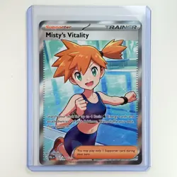 Misty's Vitality 111/084 : Ultra Rare - Pitch Black (PBL) / NM Pack Fresh - Image 1