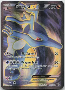 Kingdra EX 122/124 Ultra Rare Fates Collide Pokemon TCG MP - Image 1