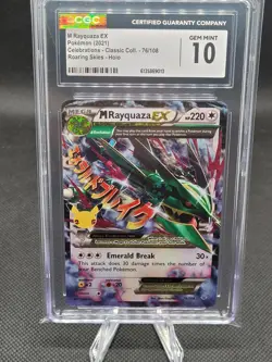 Pokemon Celebrations M Rayquaza EX 76/108 CGC 10 - Image 1