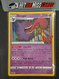 Gengar 057/198 Halloween Trick or Trade Holo Chilling Reign Pokemon TCG NM - Image 1