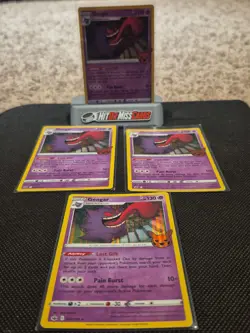 Gengar 057/198 Halloween Trick or Trade Holo Chilling Reign Pokemon TCG NM - Image 3