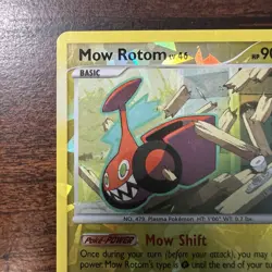 Mow Rotom RT4/6 Rising Rivals Reverse Holo Pokemon LP - Image 2