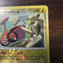 Mow Rotom RT4/6 Rising Rivals Reverse Holo Pokemon LP - Image 3