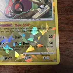 Mow Rotom RT4/6 Rising Rivals Reverse Holo Pokemon LP - Image 4