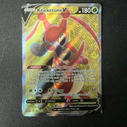 Kricketune V (Full Art) Ultra Rare Battle Styles 142/163 Near Mint Pokemon TCG - Image 1