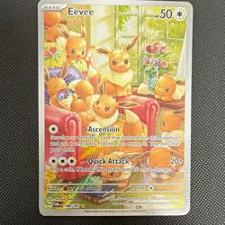 The Pokemon Company Eevee 188/167 SV06 Twilight Masquerade IR Holo EN 2024 - Image 1