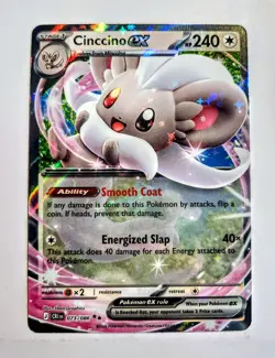 Cinccino ex 073/086 Chaos Rising Holo Double Rare Pokemon TCG NM - Image 1