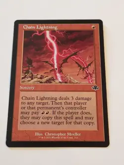 Chain Lightning - Dominaria Remastered Magic the Gathering MTG Single Card Nice! - Image 1