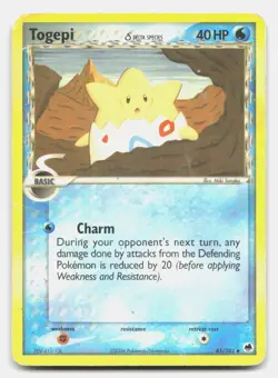 Togepi 41/101 Uncommon Dragon Frontiers Pokemon HP - Image 1