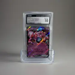 Team Rocket's Mewtwo ex CGC Gem Mint 10 063/193 Mega Dream ex Holo Japanese 2025 - Image 1