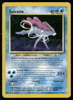 Suicune 27/64 Rare Neo Revelation Pokemon Unlimited MP - Image 1
