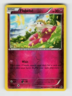 Flabebe 101/162 Reverse Holo Common BREAKthrough Pokemon 2015 Lightly Played - Image 1