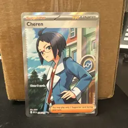 Cheren 258/217 Ultra Rare Ascended Heroes Pokemon Holo Near Mint ships fast - Image 1
