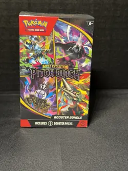 Pokemon TCG Mega Evolution: Pitch Black Booster Bundle Box Sealed NEW - Image 1